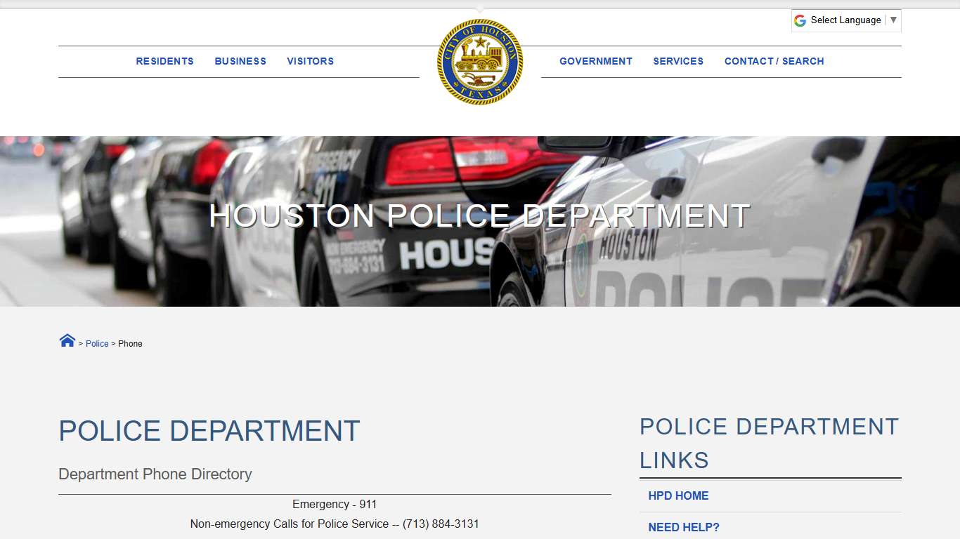 Department Phone Directory