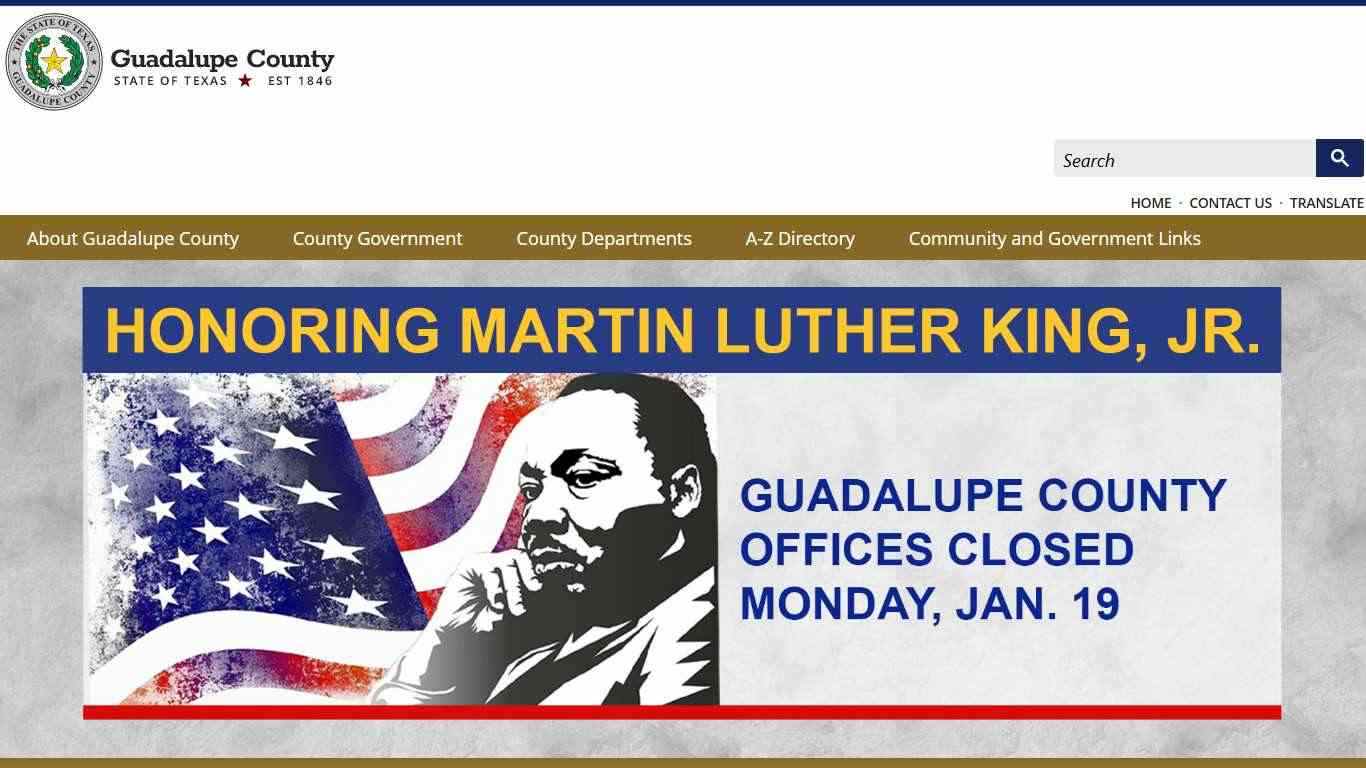 Home Page | Guadalupe County, Texas